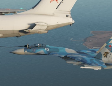Δύο Sukhoi ανεφοδιάζονται εν πτήση: Εντυπωσιακό βίντεο μέσα από το πιλοτήριο